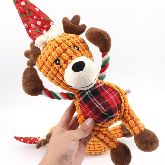 Christmas deer plush sounding toy