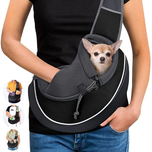 Carrier Pet Bag - Portable Crossbody Bag For Dogs & Cats